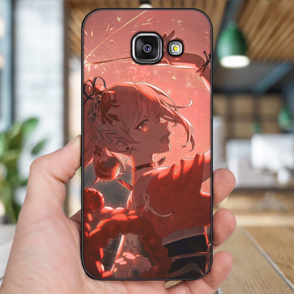 Ốp lưng Samsung A3 2016, A5 2016, A7 2016 viền đen in hình Yoimiya Genshin Impact