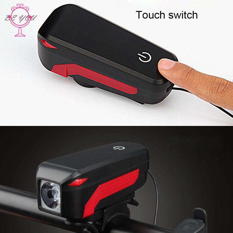 Đèn Pha Kiêm Còi Xe Đạp Có Cổng Sạc Usb Đa Năng