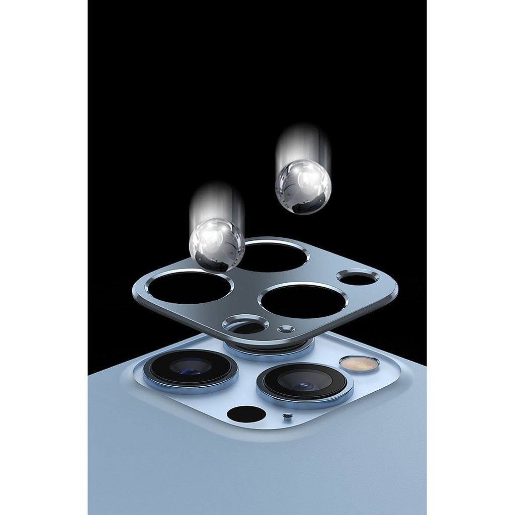 Miếng Dán Kim Loại bảo vệ Camera cho iPhone 13 Mini / 13 / 13 Pro / 13 Pro Max.