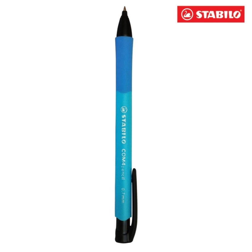 Hộp 10 bút chì bấm STABILO COM4pencil 0.7 xanh (MP6637/10-BU)