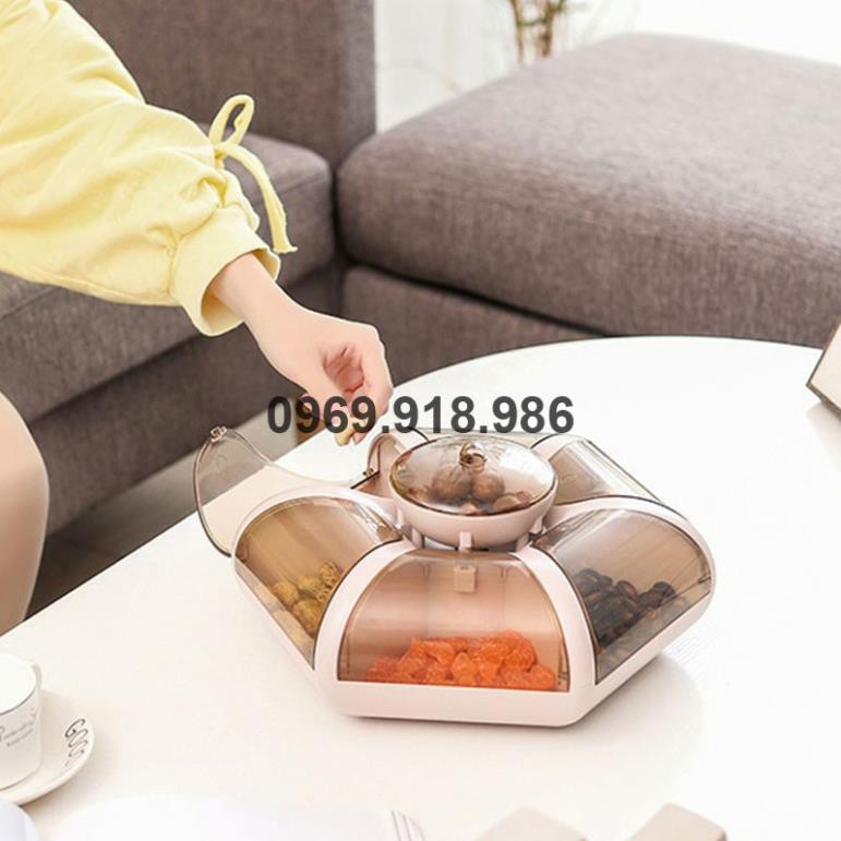 🍓 Khay Đựng Mứt Bánh Kẹo Tết 6 Cánh Tự Bung Đẹp Cao Cấp Giá Gốc Sỉ Rẻ 🍰 Tổng Kho Gia Dụng Bình Phước 🍰