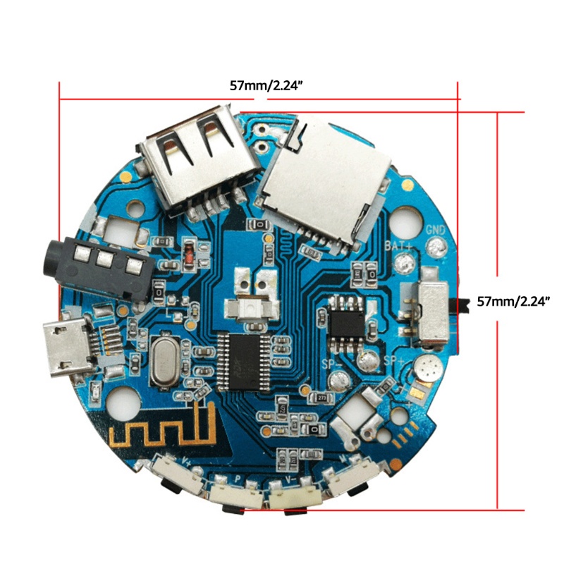 Mạch khuếch đại âm thanh Bluetooth 5.0 3.7-5V chất lượng cao cho loa xe hơi