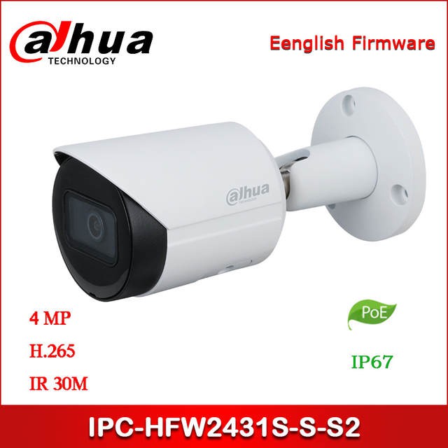 Camera IPC Dahua HFW 2431SP-S-S2 4.0MP công nghệ Starlight