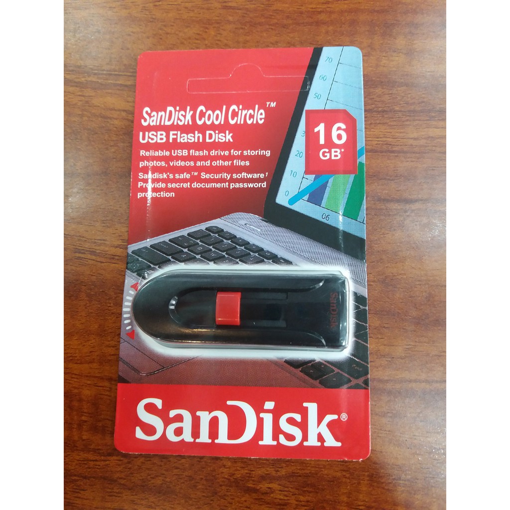 USB 3.0 32GB/16GB Sandisk Cool Circle - Bảo hành 5 năm