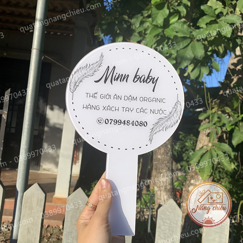 Bảng cầm tay, đạo cụ chụp ảnh sản phẩm cho shop _ Bảng hiệu xinh giá rẻ