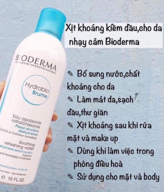 XỊT KHOÁNG BIO 300ML