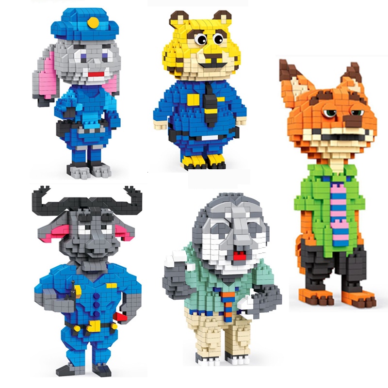 Lego Bộ Đồ Chơi Lắp Ráp Mô Hình Thỏ Cáo Dành Cho Bé