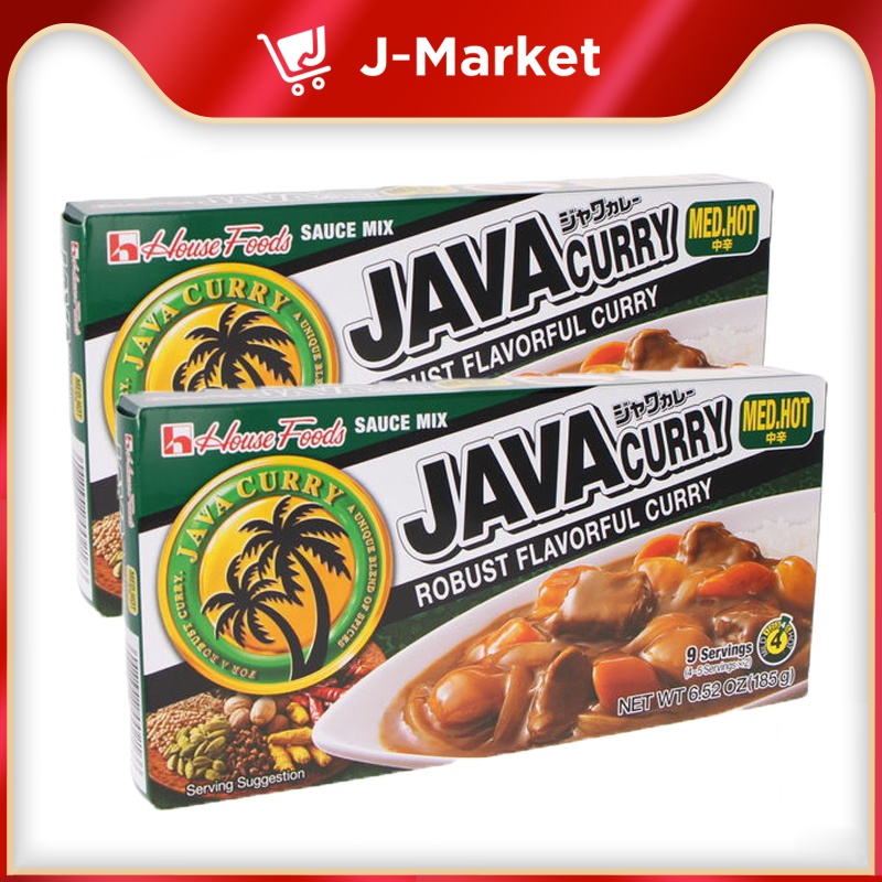 Viên sốt cà ri cô đặc vị cay vừa hiệu Java House Foods 185g