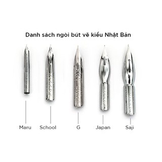 [Lộc's Art Store]Quảng bút chấm mực Tachikawa Nhật Bản T-25 (không kèm ngòi) -Ngòi Nikko Nhật Bản riêng