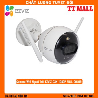 (Siêu Ưu Đãi) C3X - CAMERA IP WIFI 1080P NGOÀI TRỜI AL THÔNG MINH EZVIZ C3X - HÀNG CHÍNH HÃNG