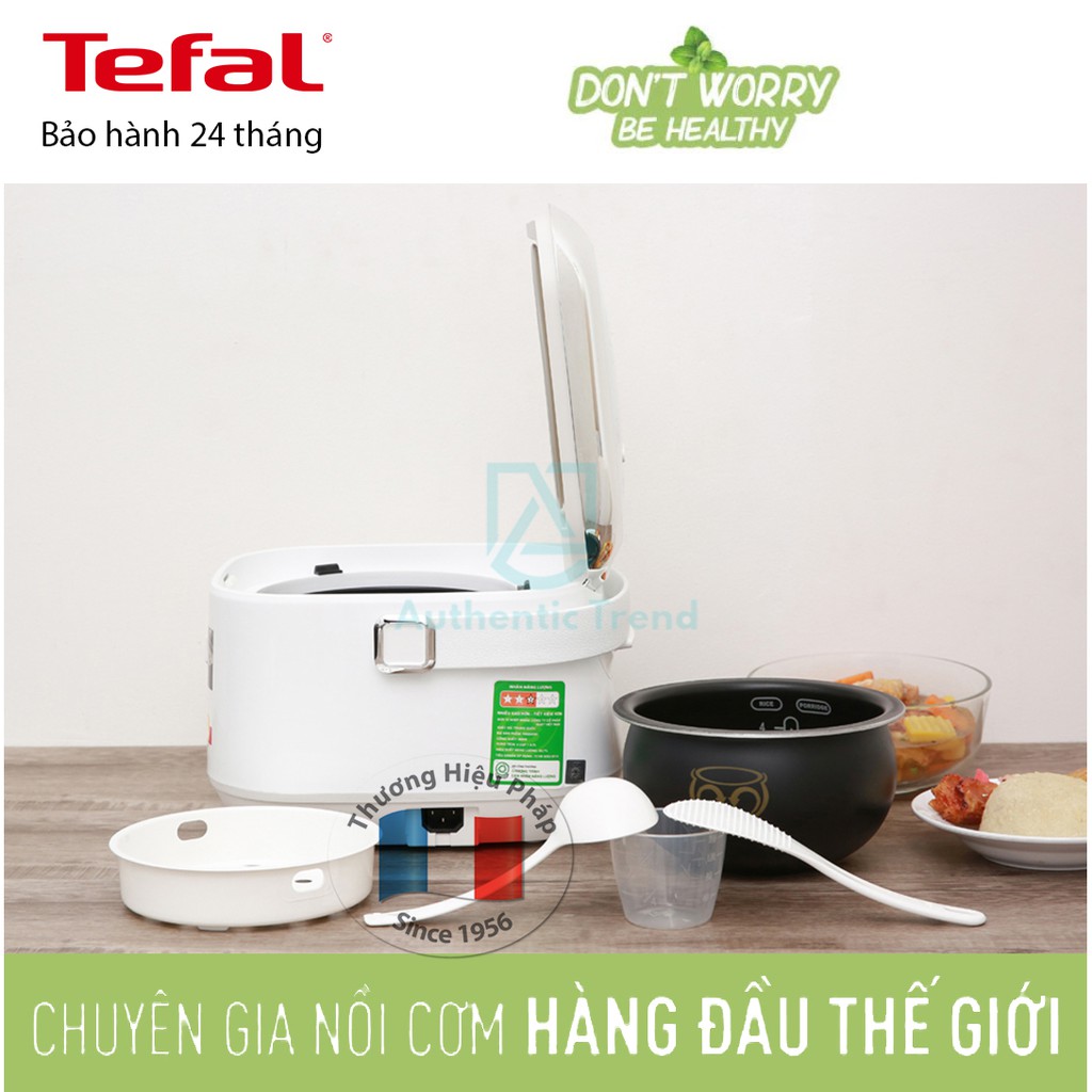Nồi cơm điện Cao Tần Tefal RK604165 Chính Hãng 0.7 lít - Lòng nồi dày 2mm 6 lớp chống dính độc quyền | BigBuy360 - bigbuy360.vn