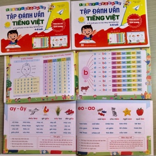 Tập Đánh Vần Tiếng Việt Dành Cho Trẻ Từ 4 Đến 6 Tuổi Phiên Bản 124 Trang