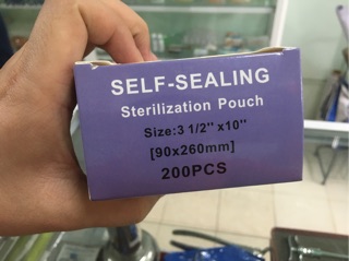 Túi hấp dụng cụ 90*260 Self sealing