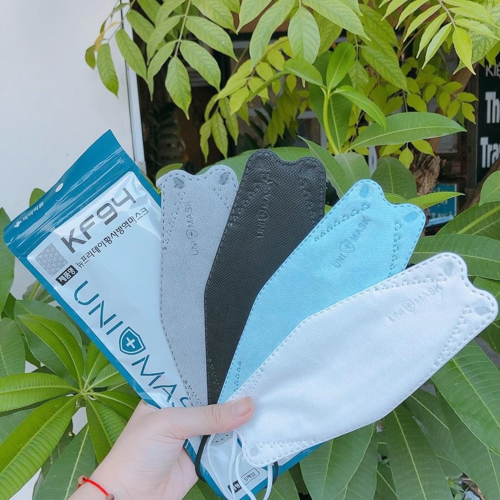 Thùng 300c Kf94 Uni Mask 🌸 FREESHIP 🌸 Khẩu Trang 4D KF94 Kháng Khuẩn Công Nghệ Hàn Quốc Hottrend