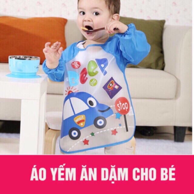 Áo yếm ăn dặm chống thấm cho bé (sỉ, lẻ)