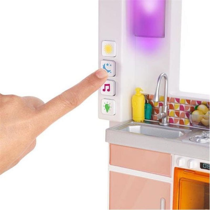 Nhà búp bê Barbie Dream House mẫu 2021 có đèn nhạc chính hãng