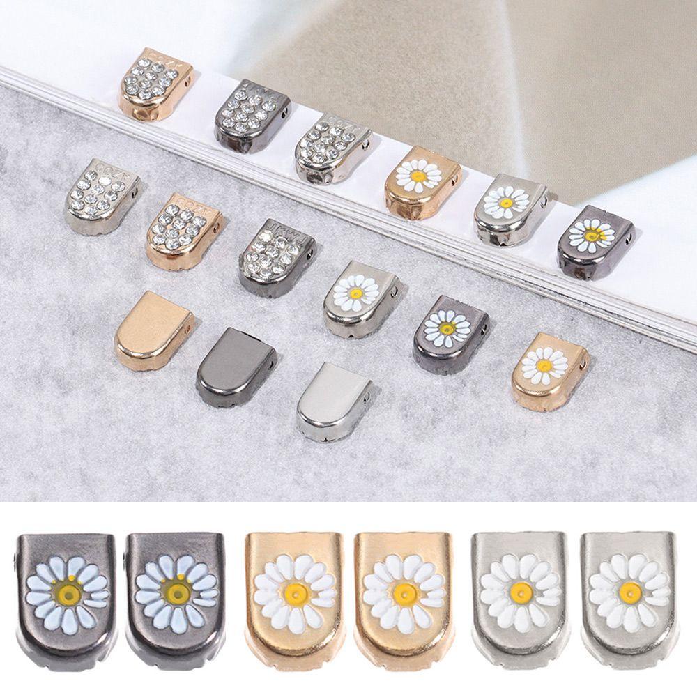 Set 10 Đầu Khóa Dây Giày DIY Bằng Kim Loại Nhiều Màu Sắc