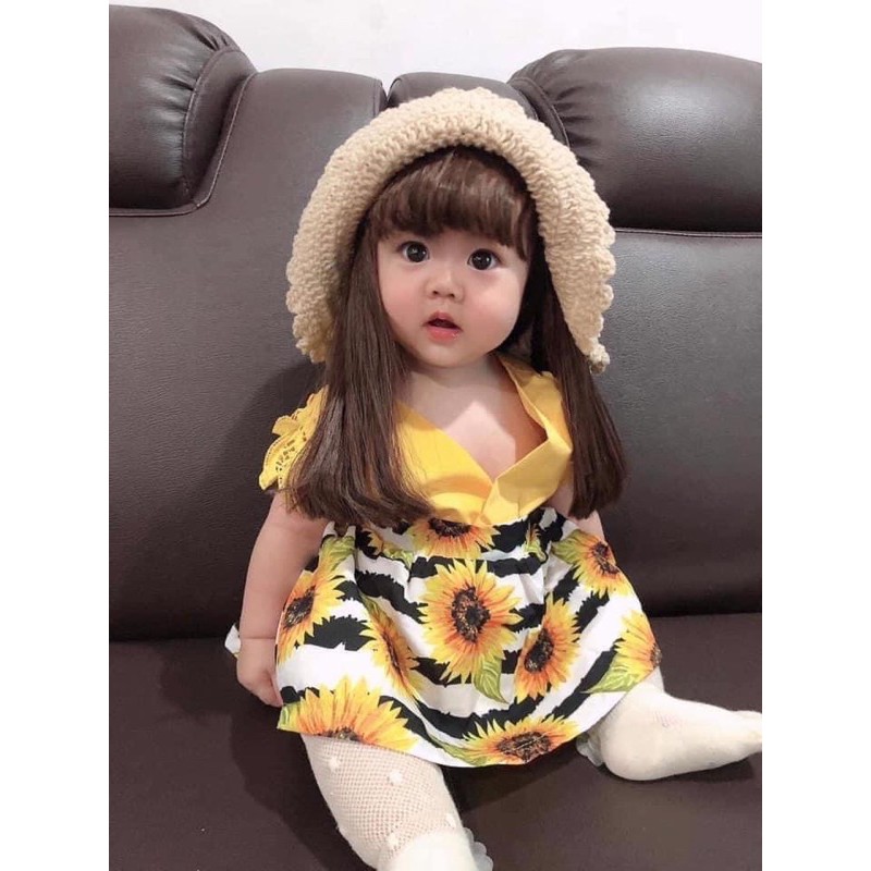 Mũ tóc giả cho bé