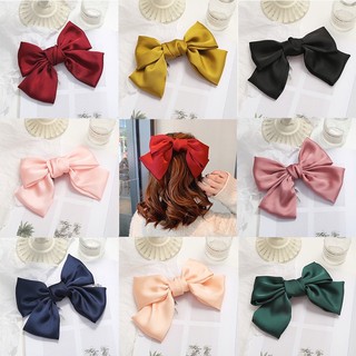 Kẹp tóc nơ vải lụa hot trend
