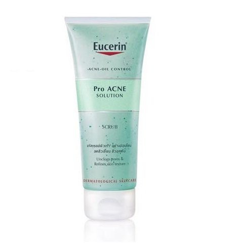 Eucerin Chính Hãng- Gel Tẩy Da Chết Da Mụn Eucerin Pro ACNE Solution Scrub 100ml