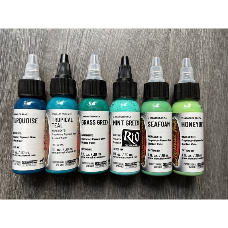 Mực xăm Eternal Ink Grass Green chính hãng