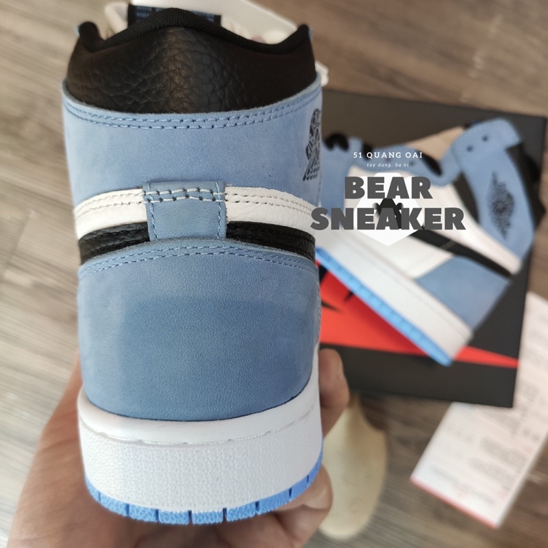 [Bear.sneaker] Giày Thể Thao JD1 High University Blue xanh dương cao bản Like Au.th [Full box-bill-Pk-free hộp bảo vệ]