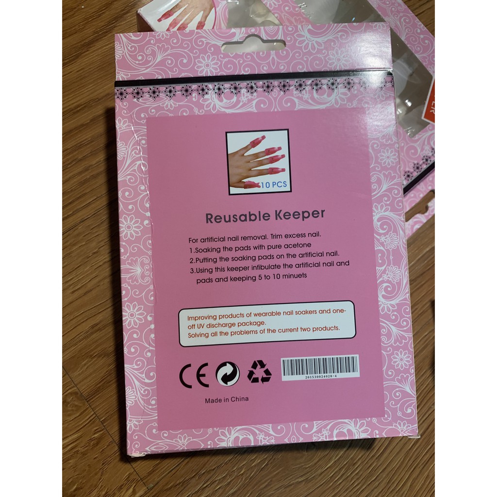 Kẹp Ủ Tháo Gel Tay Hộp 10 Cái