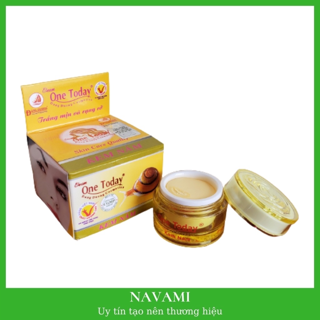Kem dưỡng trắng da mặt ngừa nám One Today ốc sên 8g