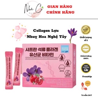 Bột Collagen Lựu đỏ Nhuỵ hoa nghệ Tây Saffron Bio Cell