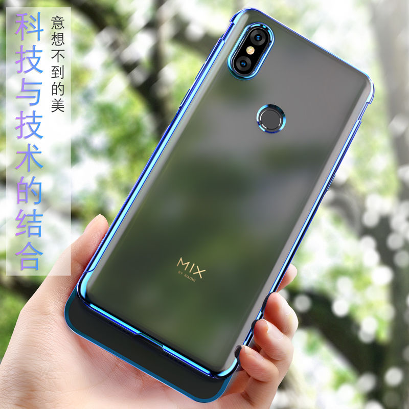 Ốp Điện Thoại Siêu Mỏng Trong Suốt Có Nắp Trượt Cho Xiaomi Mix3 Mix3