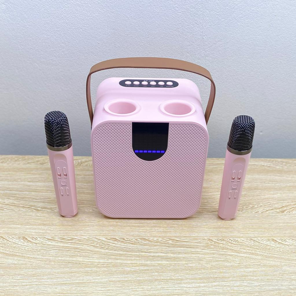 Loa Karaoke Bluetooth SP-200 Kèm 2 Micro Không Dây