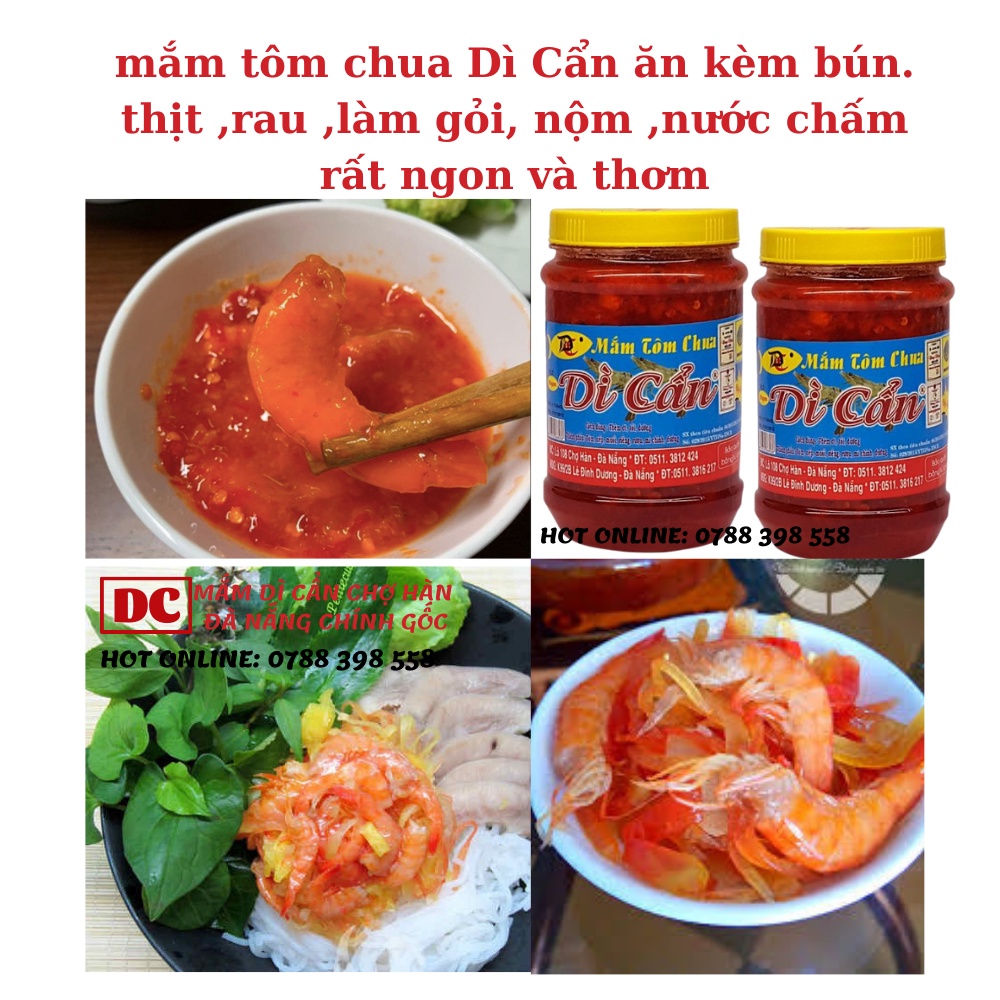 Mắm Tôm Chua Dì Cẩn hũ 500gr - chính gốc | BigBuy360 - bigbuy360.vn