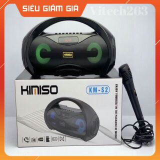 Loa karaoke bluetooth kimiso km-s2 kèm mic hát có dây