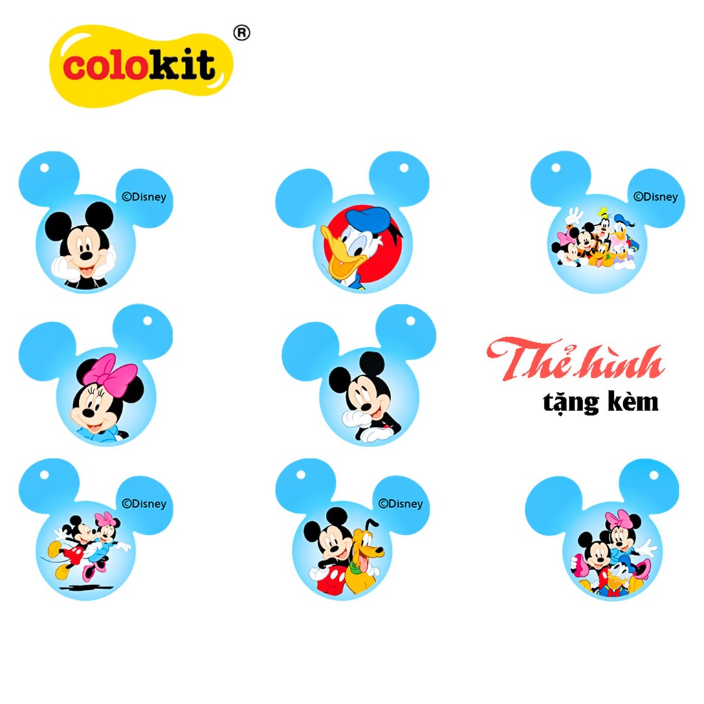 Bộ tô màu cho bé Colokit Mickey CR-C030/MI không độc hại, màu sắc tươi sáng, mịn đẹp