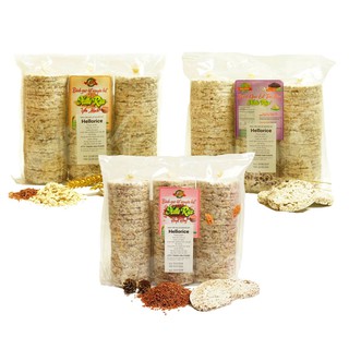 [Mã GROSALE2703 giảm 8% đơn 250K] Combo 3 Vị Bánh gạo lứt Hellorice (mỗi gói 500g)