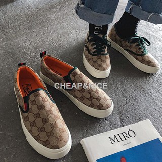 Giày Vải Canvas In Họa Tiết Lv Thời Trang Cho Nam