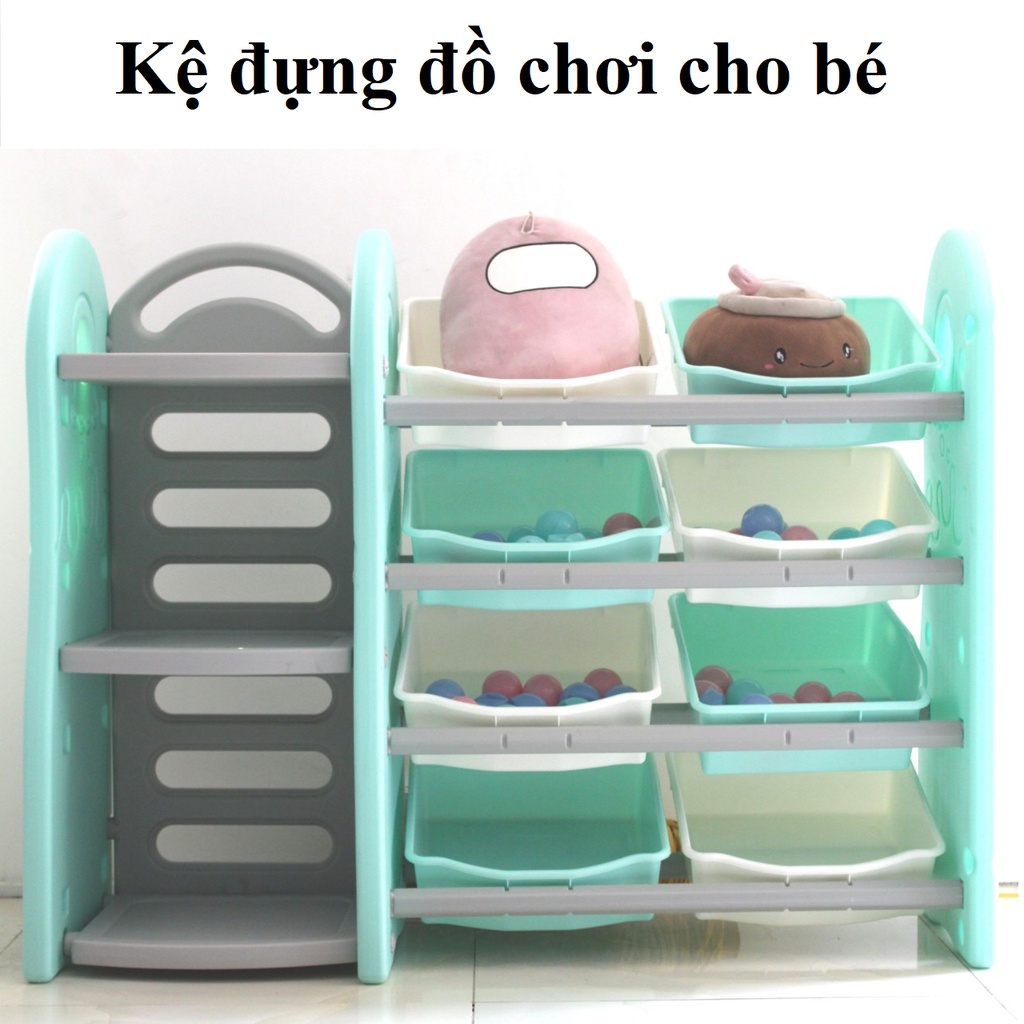 Kệ nhựa đựng đa năng thiết kế thông minh cho bé hình thật shop chụp free ship hcm hàng cao cấp