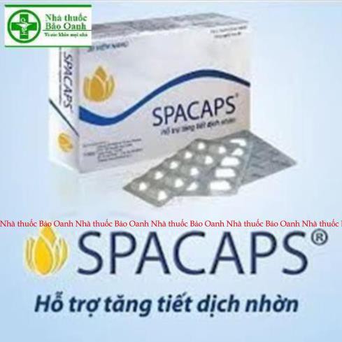 Spacaps – Hỗ trợ giảm khô âm đạo, tăng tiết dịch nhờn khi yêu (Hộp 30 viên) che tên khi mua sản phẩm