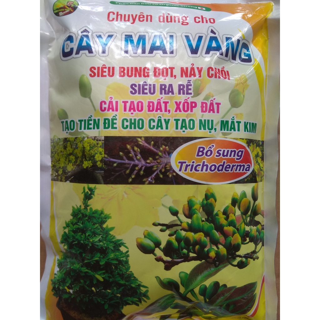 Phân bón chuyên dùng cho cây Mai bung đọt, nảy chồi - gói 1 kg