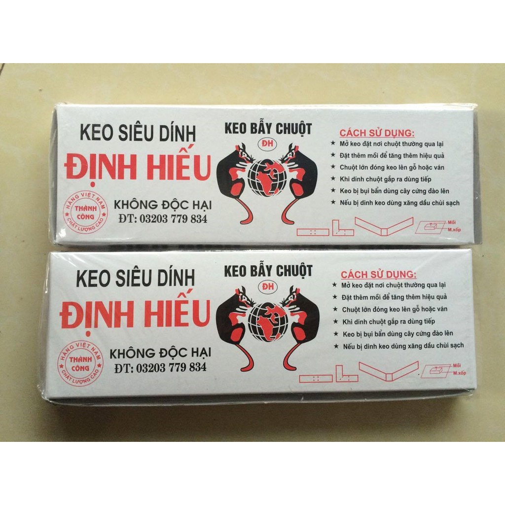 ( HOT ) Bẫy siêu dính chuột (dạng hộp trắng với lớp keo siêu dính)