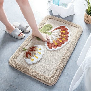 Thảm Lau Chân Lông Cừu Mềm Mịn Siêu Thấm Nước Kích Thước 40 x60 cm