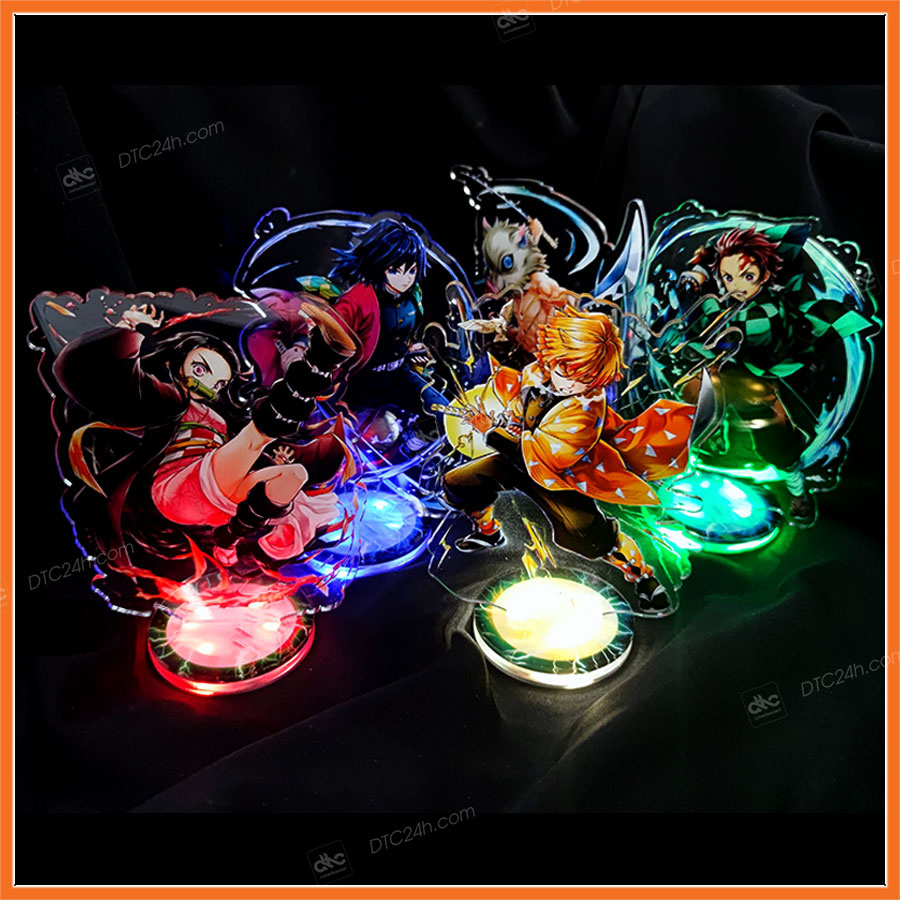 Mô hình tượng standee Kimetsu No Yaiba  - Đèn led 3 chế độ