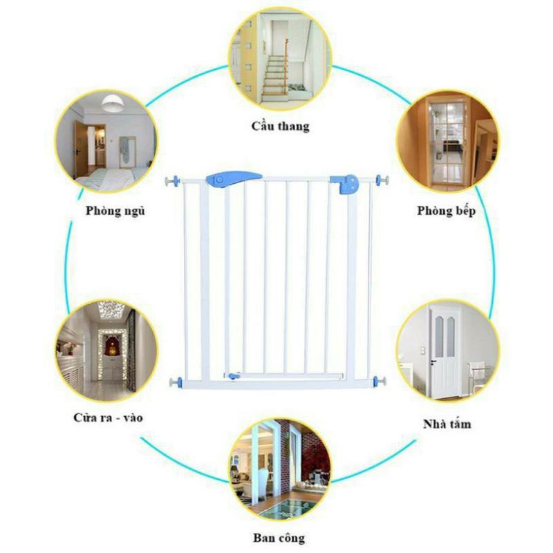 💘 FREE SHIP 💘 Thanh chắn cầu thang, chắn cửa 75-84cm KHÔNG khoan tường 💘