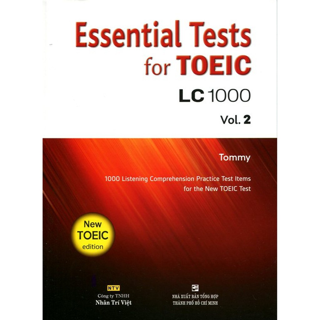 Sách - Essential Test For TOEIC LC 1000 Vol 2 (Kèm CD)