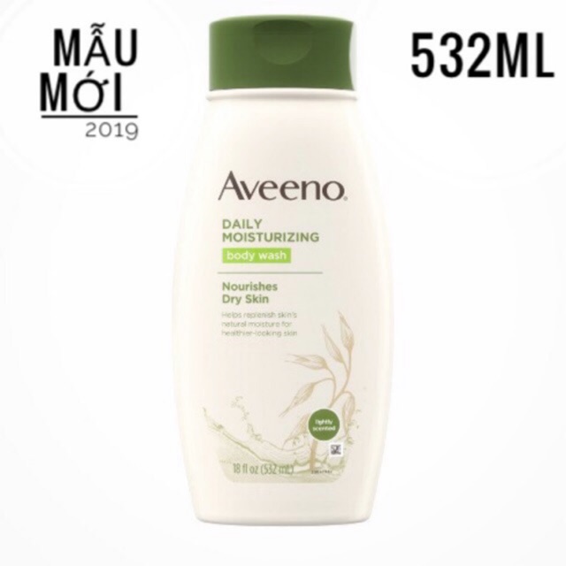 CHÍNH HÃNG Sữa tắm dưỡng ẩm Aveeno daily moisturizing body wash - hàng nhập Mỹ