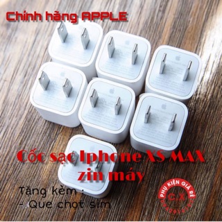 CỐC SẠC IPHONE XS MAX ZIN MÁY NEW LOGO TÁO