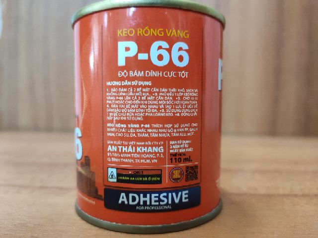 Keo rồng vàng, keo con chó P-66 - Tăng thêm 10% ~ 110ml