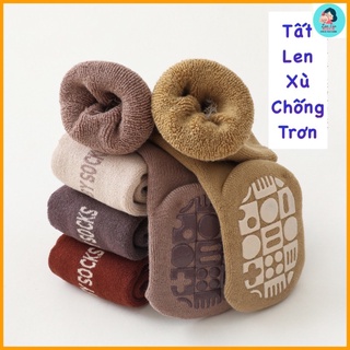 Nemo baby tất cho bé vớ cho bé loại dày len xù cao cổ chống trơn cực ấm - ảnh sản phẩm 1