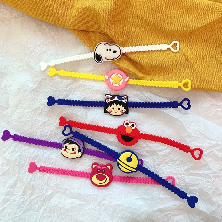 Vòng Tay Silicon Cartoon Nam Nữ Dễ Thương - La mode | BigBuy360 - bigbuy360.vn