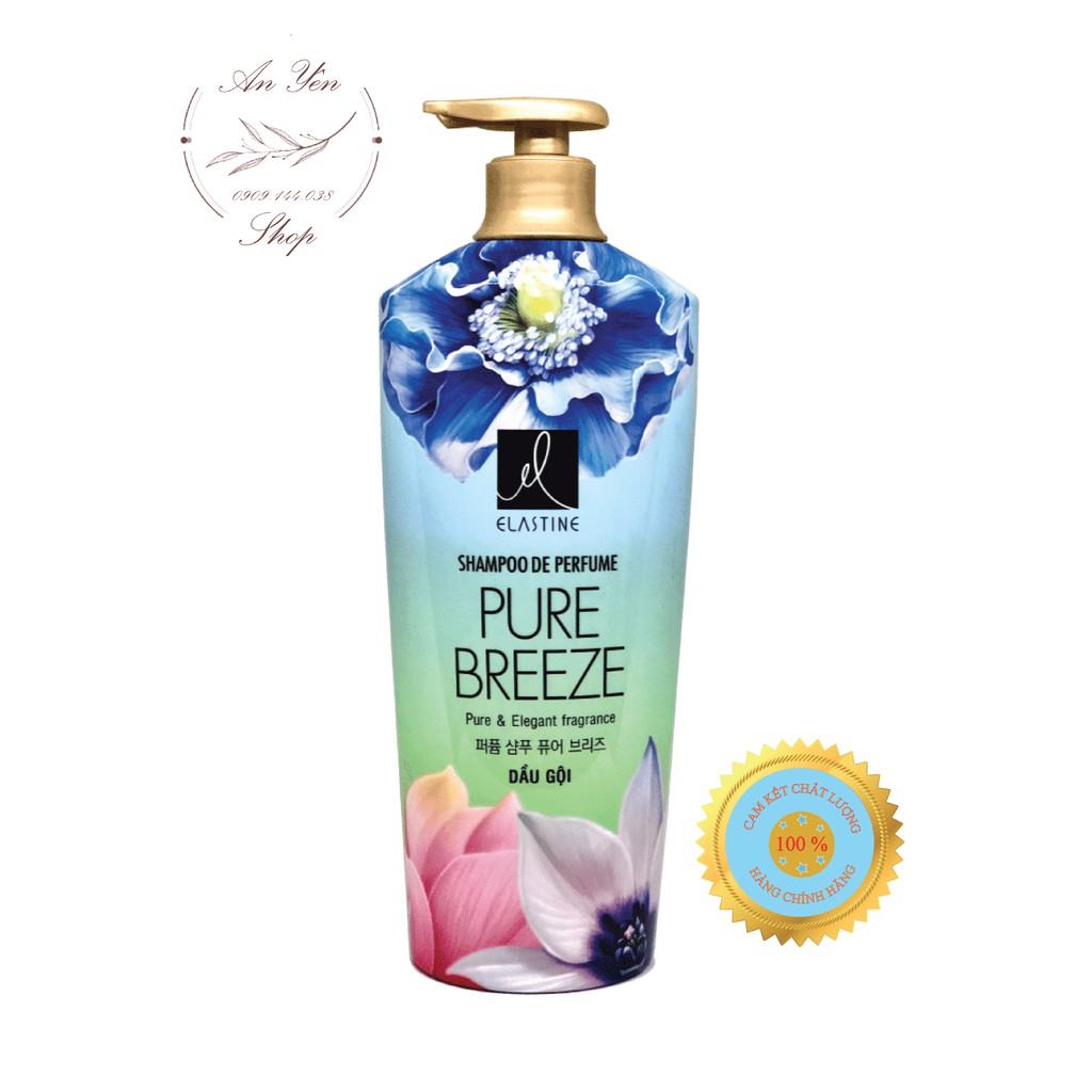 Dầu gội Elastine Pure Breeze Hương Nước Hoa 1000ML